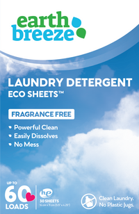 Earth Breeze Laundry Detergent Eco Sheets